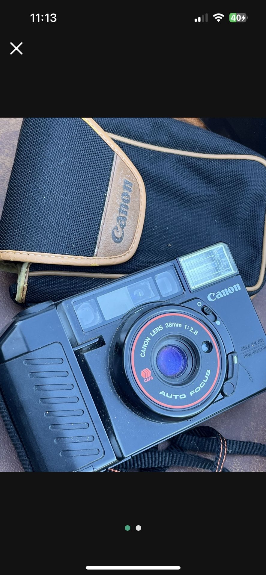 CANNON CAMERA VINTAGE