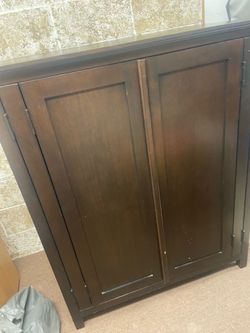 Wood armoire