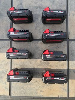 1.5 Batteries REDLITHIUM CP Milwaukee M18