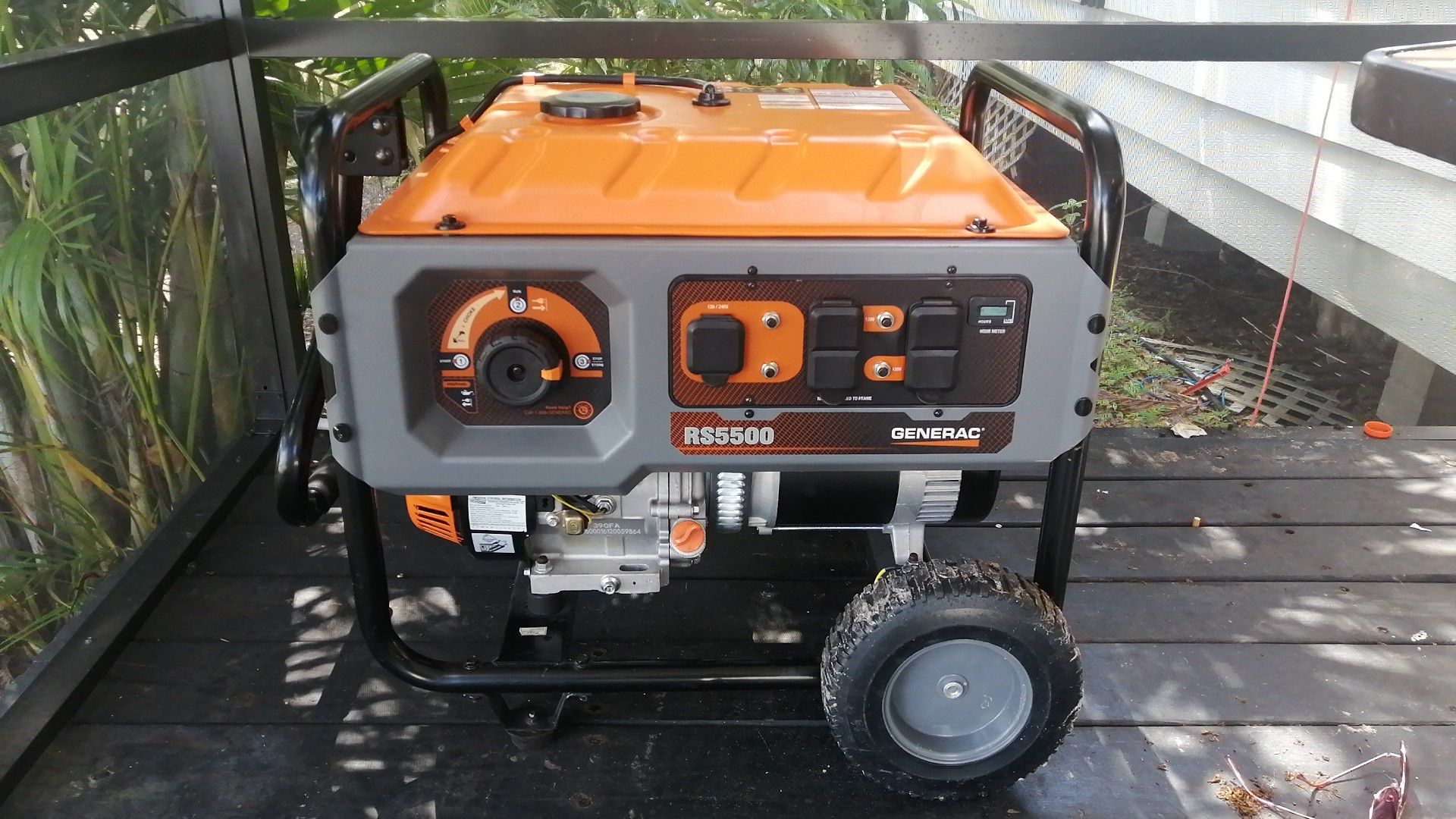 GENERAC Generator RS5500 Mint condition 140 hrs on it