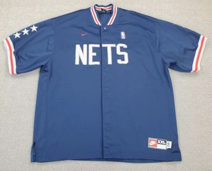RARE Nike Brooklyn Nets Basketball Warm Up Old School Shooting Jacket XXL NBA