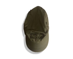 Green Embroidered Assault City Roller Derby Baseball Cap OS