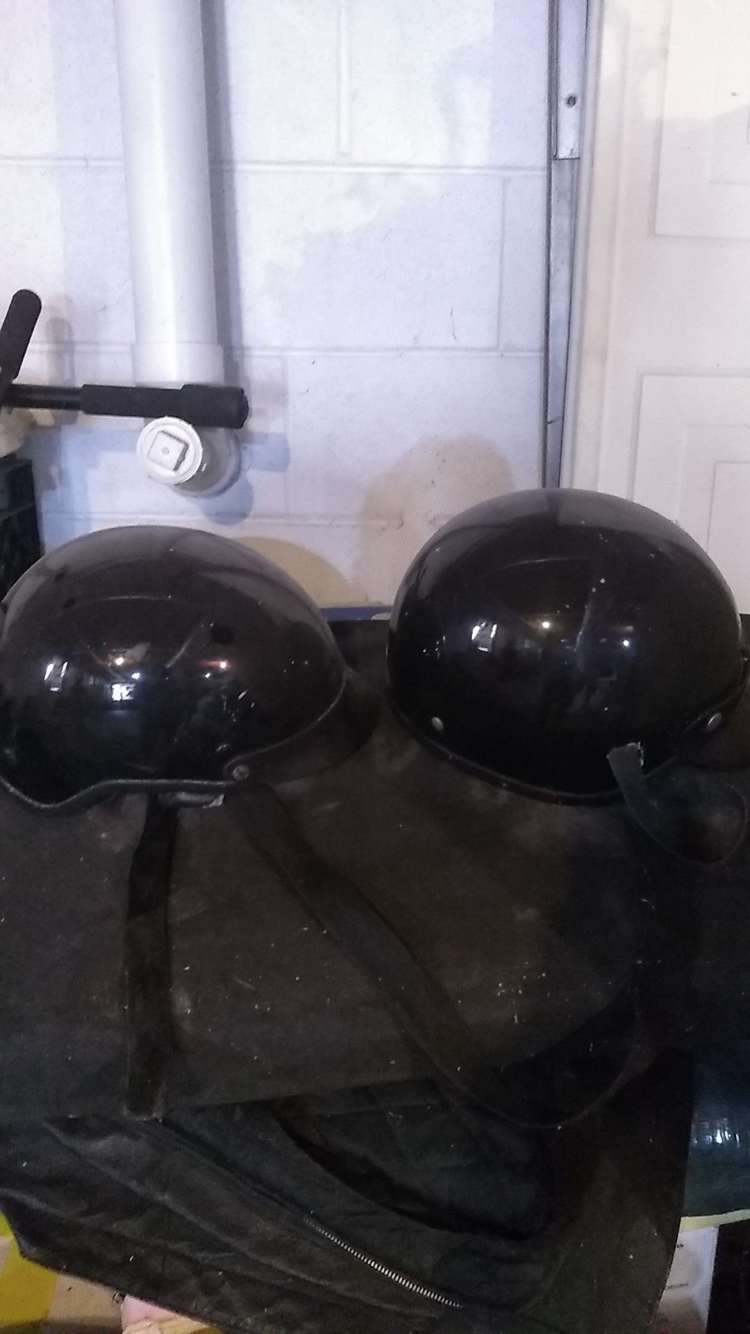 His and hers helmets like new