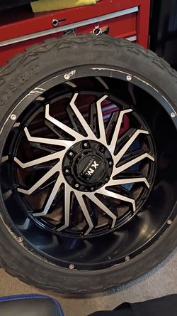 22x12 xm wheels 33x12.5x22 tires