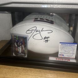 Signed Lawrence Taylor Football