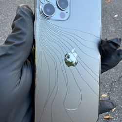 IPHONE BROKEN SCREEN BACK GLASS