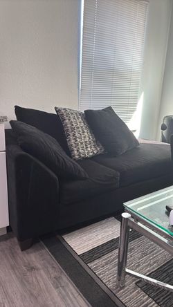 Black couch