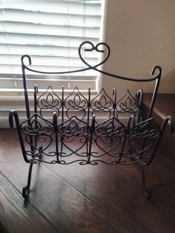 Metal Magazine Shelf