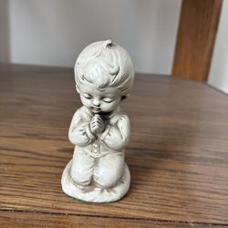 Ceramic Praying Child Figurine
