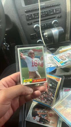 Joe Montana Rookie Card Tops 216 Card Official 