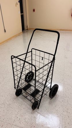 Heavy Duty Stair Climbing Shopping Cart Durable Metal Frame, Large Storage & Easy Mobility Great Deal