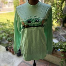 Disney Spirit Jersey Baby Yoda  Star Wars Long Sleeve 