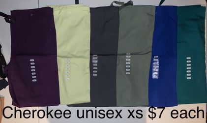 Xs unisex nursing scrub pants Cherokee workwear