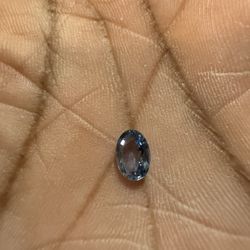 Sapphire Ceylon 0.84ct VVS Oval Natural Malibu Blue 