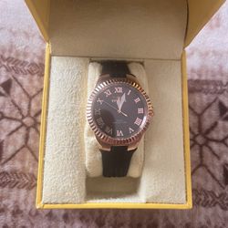 Rose Gold And Black Invicta Watch 38mm