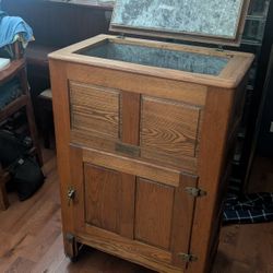 Antique Ice Chest 