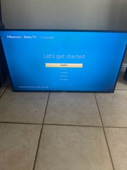 Hisense 40” smart Roku tv