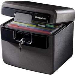 🔒 SentrySafe Black Fireproof & Waterproof Safe – Ultimate Protection for Your Documents