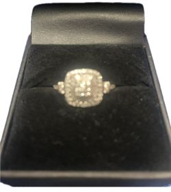 🔥🔥 Diamond Vintage Inspired Ring (1/2 ct. t.w.) in 14k White Brand New in Box🔥🔥