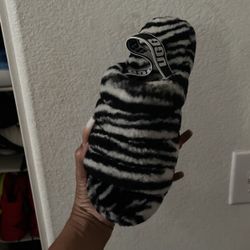 Zebra Print Ugg Slides