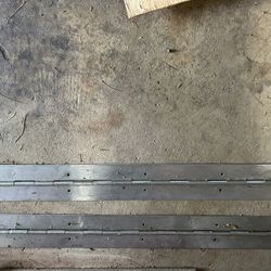 Strap hinges, and brackets