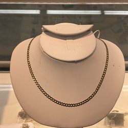 10k Cuban Diamond Cut Chain 