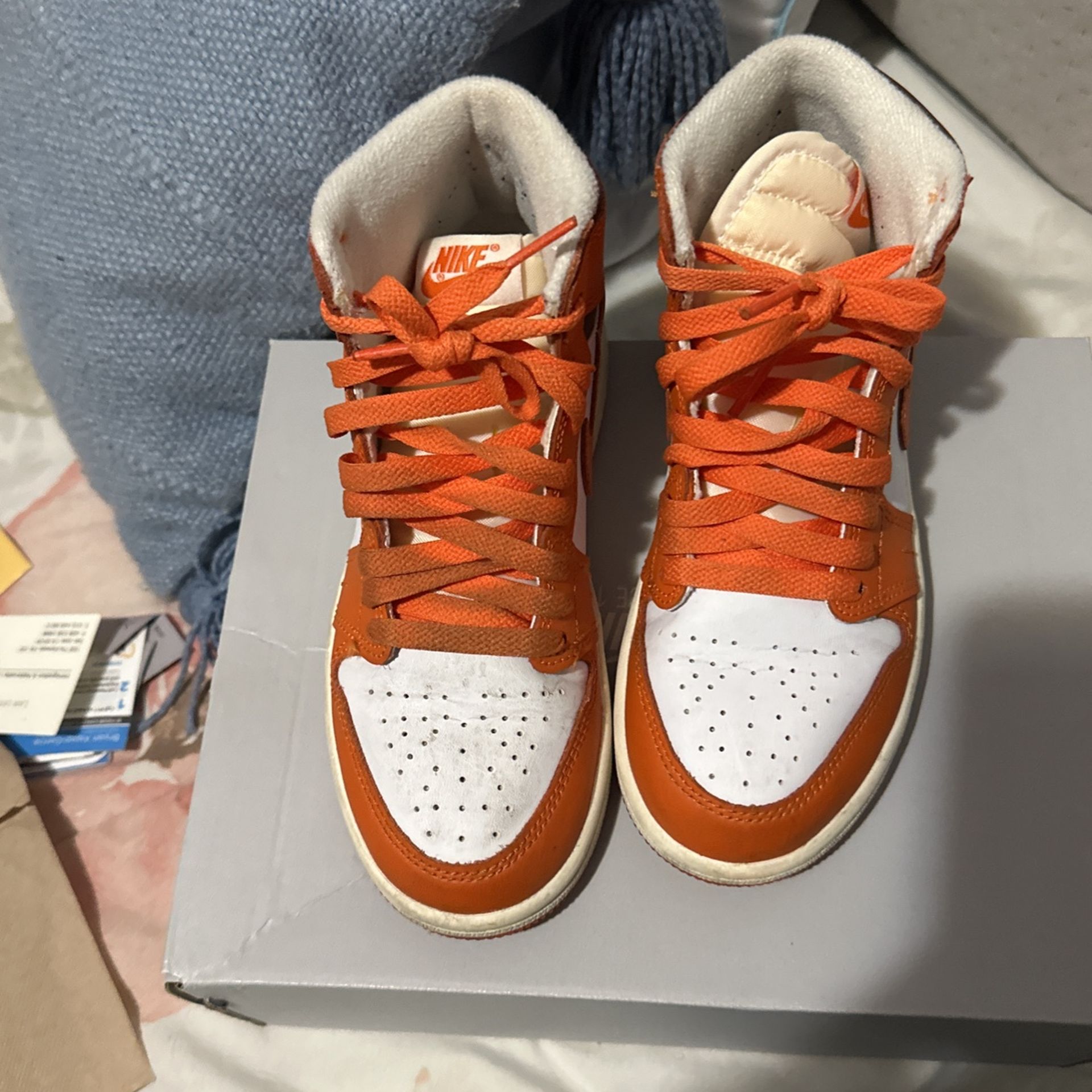 Orange Nike Jordan 1
