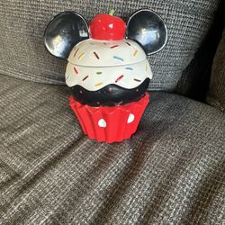 Mickey Cupcake Cookie Jar