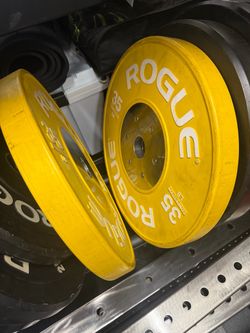 Rogue 35 lb competition bumper plates