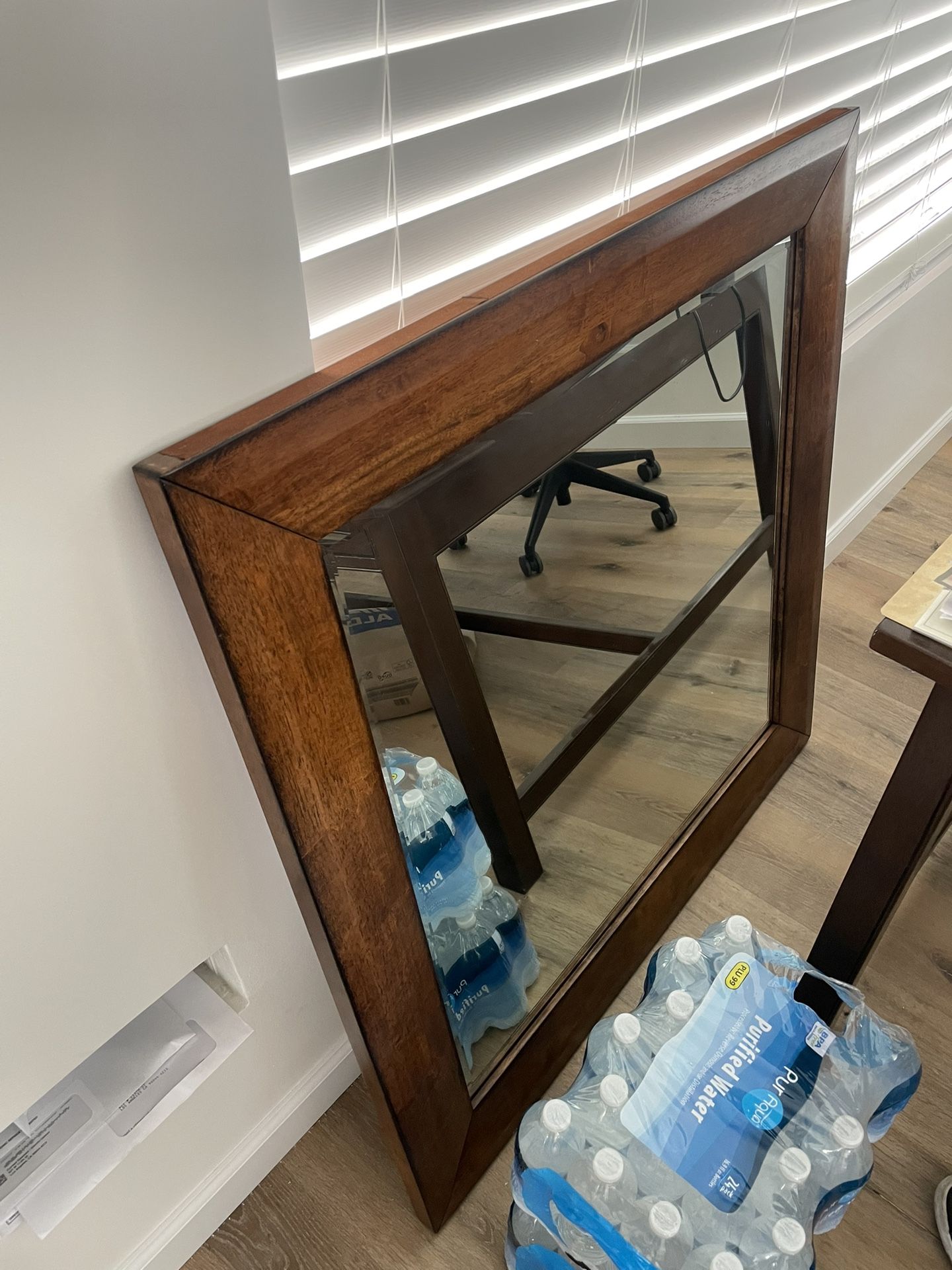 Solid Wood Mirror