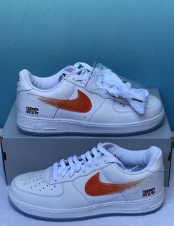 KITH X AIR FORCE 1 “NYC- WHITE” SIZE US 10.5