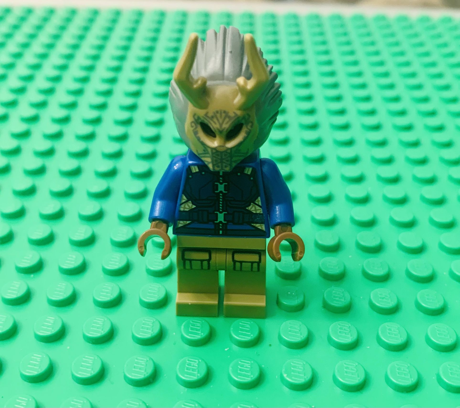 Lego Marvel Super Heroes Erik Killmonger Minifigure Black Panther #76100
