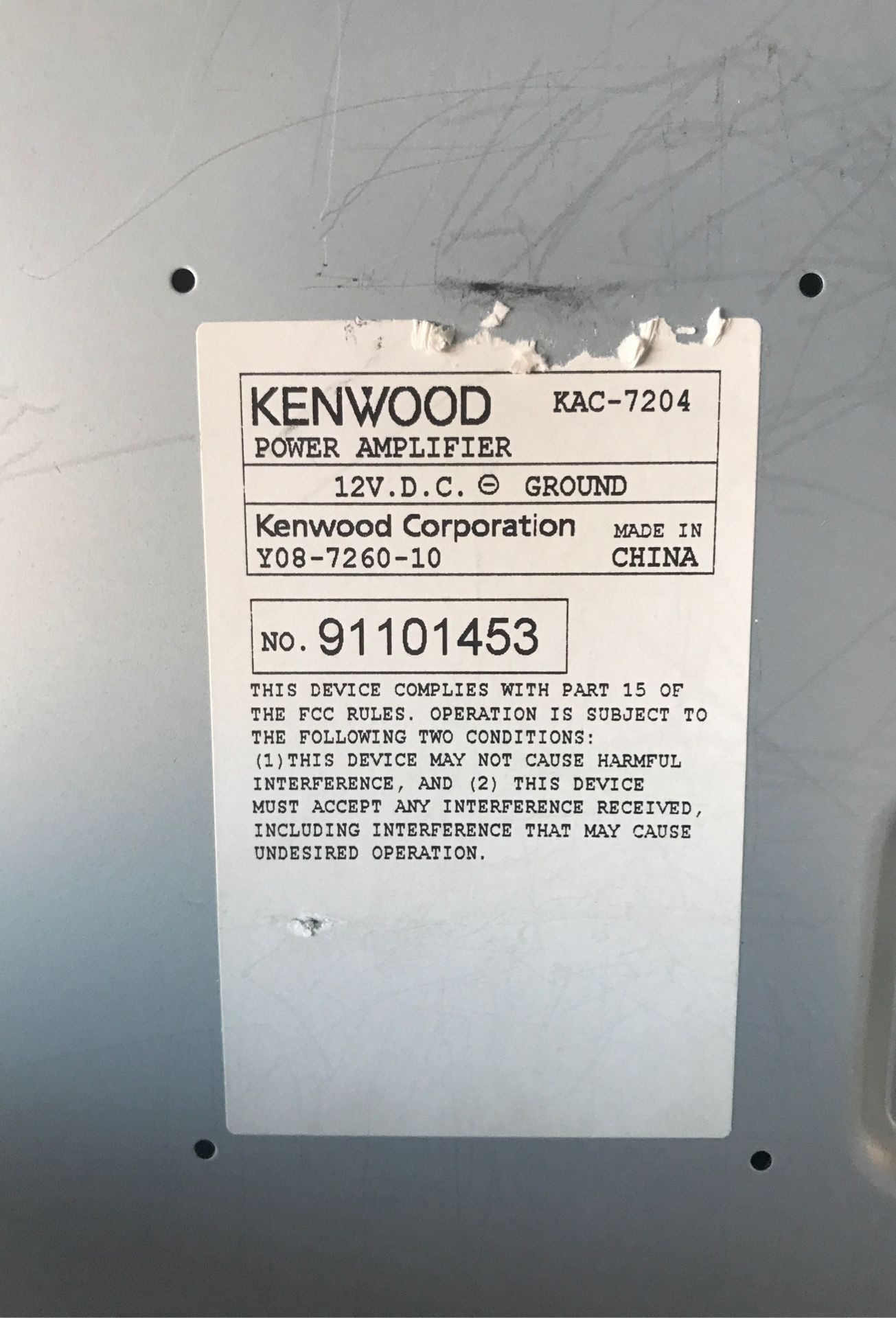 Kenwood KAC7204 1000 Watt Amplifer for Sale in Las Vegas, NV OfferUp