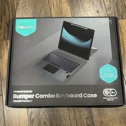 Nillkin Keyboard Case for iPad Air 13-inch (M3 2025/M2 2024), iPad Pro 12.9-inch (6th/5th/4th/3rd Gen) Rugged Case with Detachable Keyboard, Magic Tra