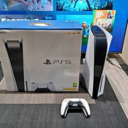 Sony PlayStation 5 PS5 825GB Disc Edition Console And Controller Bundle