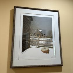 Framed Midday Numbered Print By Bob Timberlake W/COA