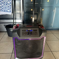 2 Portable Bluetooth Speakers One Bigger Than The Other  Asking 80 And $100