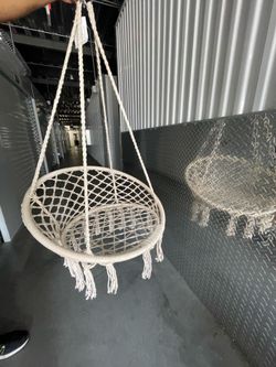NWT macrame swing chair
