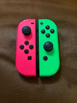 Nintendo Switch Joy-Con Neon Pink and Green