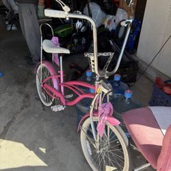 Custom Pink Lowrider Bicycle  Chopper Style  One of a Kind