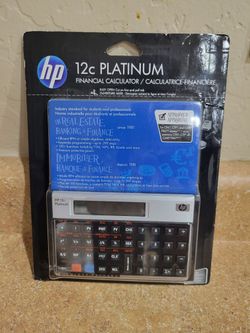 12c Platinum Financial Calculator