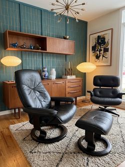 Ekornes Stressless Chair & Ottoman Size Small