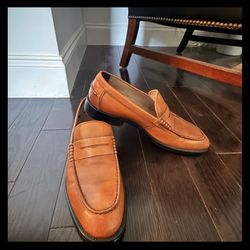 Banana Republic Men’s Tan Leather Loafers Size 8.5M