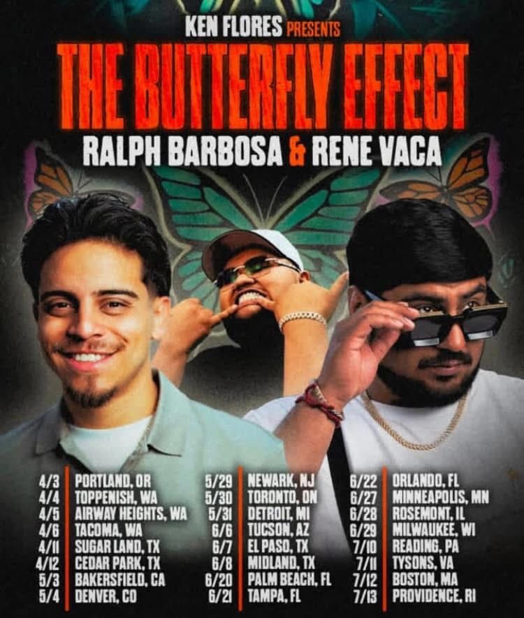 Ken Flores Presents: The Butterfly Effect With Ralph Barbosa & Rene Vaca Comedy Tour (Rosemont Theatre)- Saturday 6/28/25
