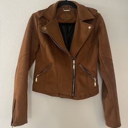 Suede brown jacket