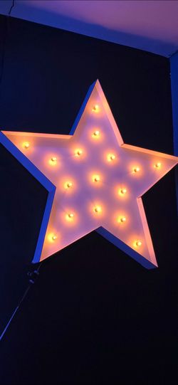 Oversized Vintage Star Light