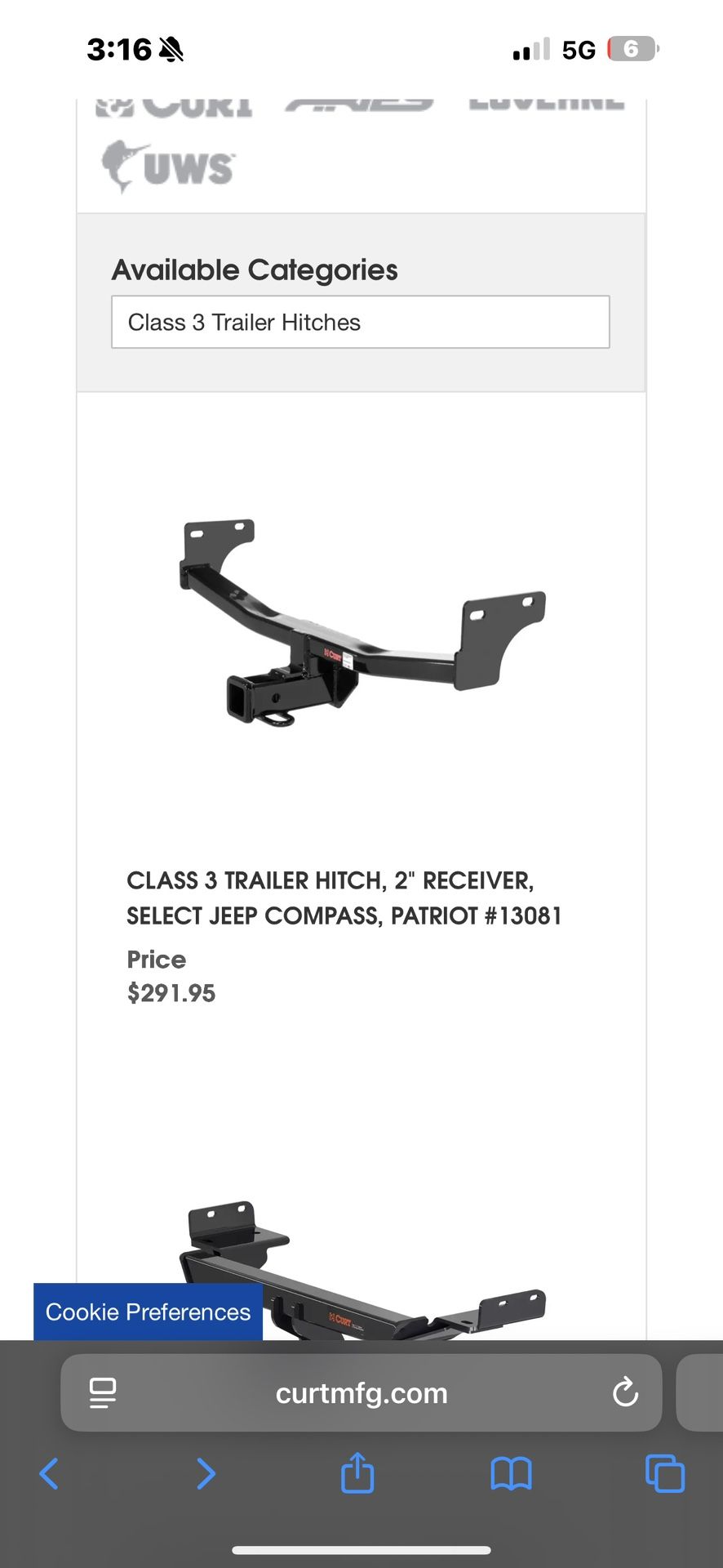 Trailer Hitch Receiver Trailer Wiring For 11-17 Jeep Compass