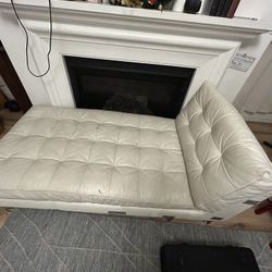 Genuine leather sofa