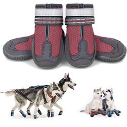 Dog Shoes for Hot Pavement Summer Breathable Mesh