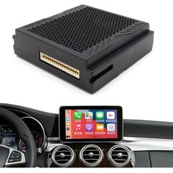 Wireless Carplay Adapter for Mercedes Benz A/B/C/E/CLA/GLA/GLK/ML/SLK Apple & Android,Plug & Play NTG4.5 System,Carplay Retrofit Kit Decoder Support B
